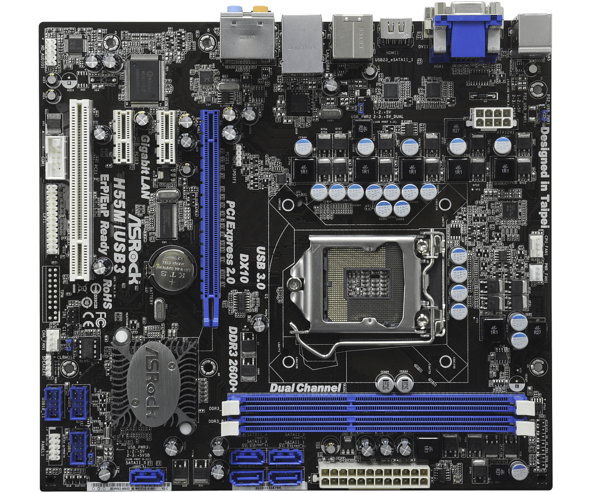 Asrock h55m ge разгон