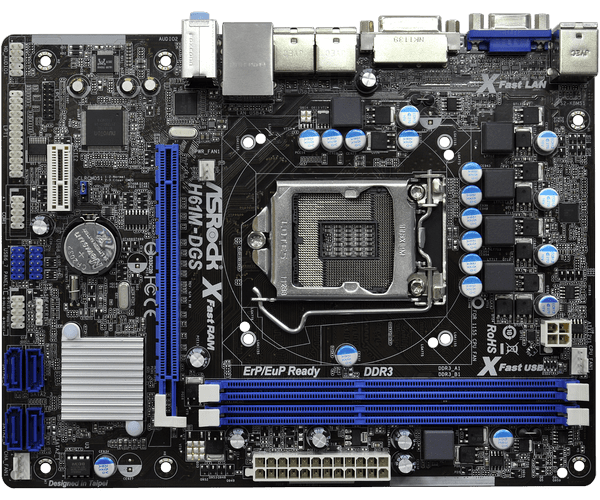 Asrock h61m dgs не запускается