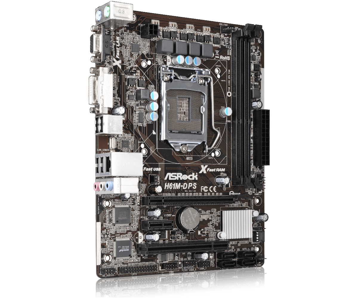 Asrock h61m hvs не запускается