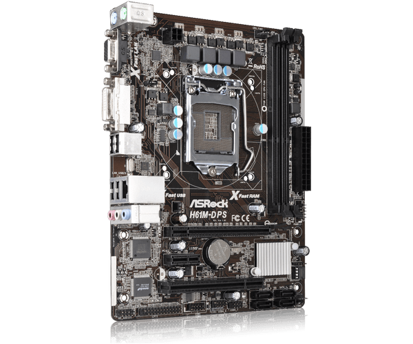 Подключение материнской платы asrock h61m