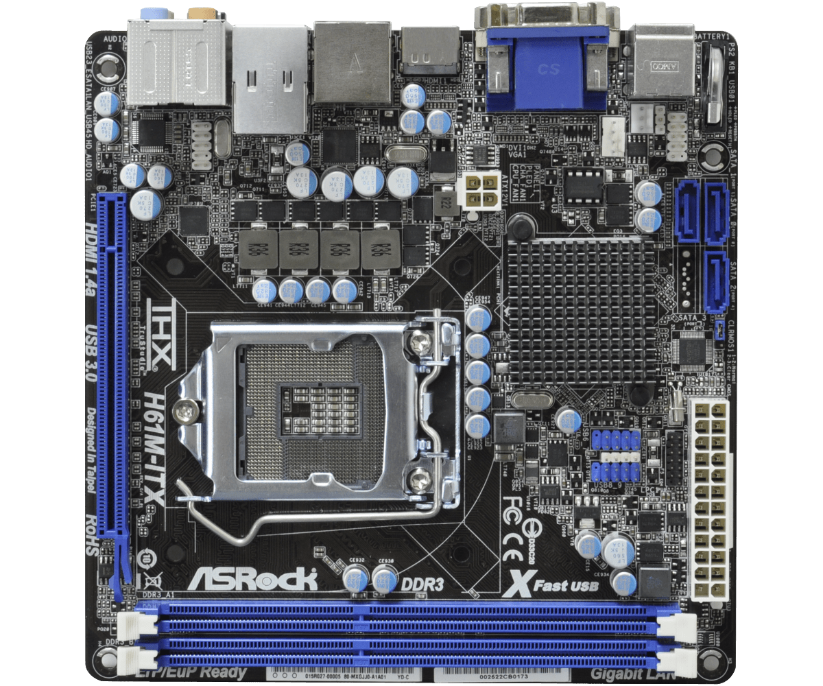 Asrock h61m совместимость процессоров