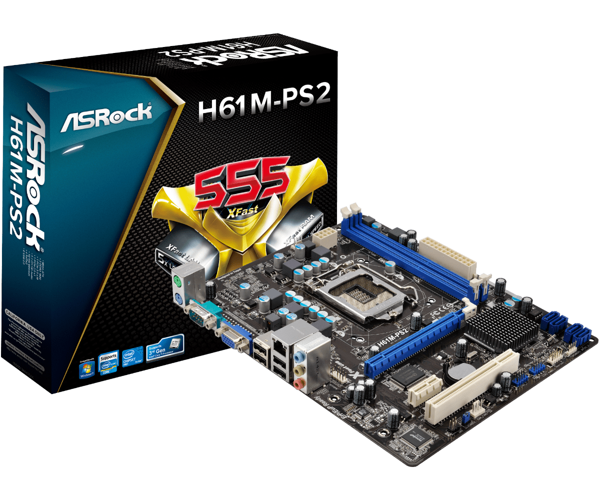 Asrock h61m vs не видит видеокарту