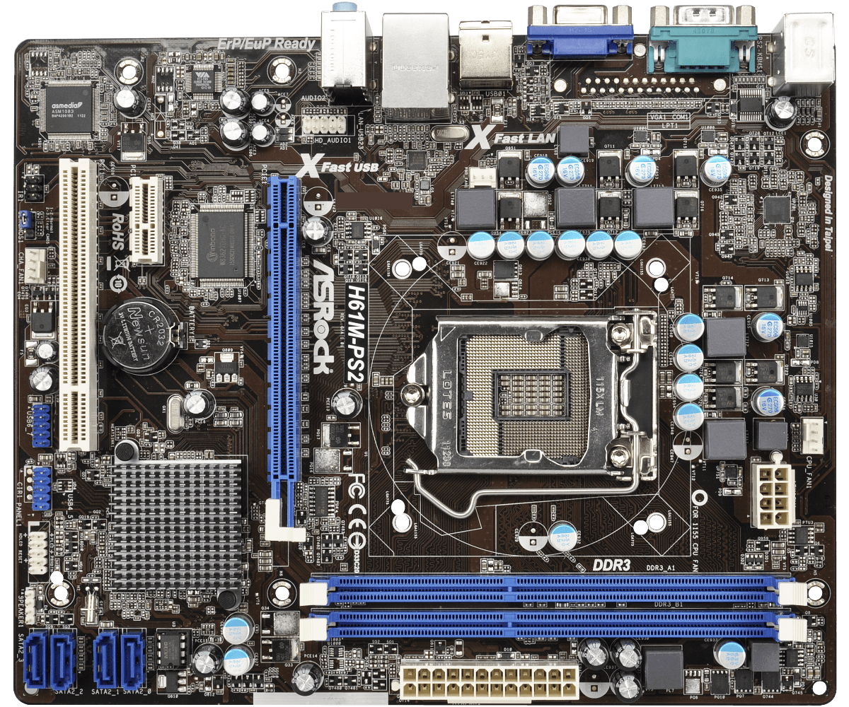 Asrock h61m совместимость процессоров