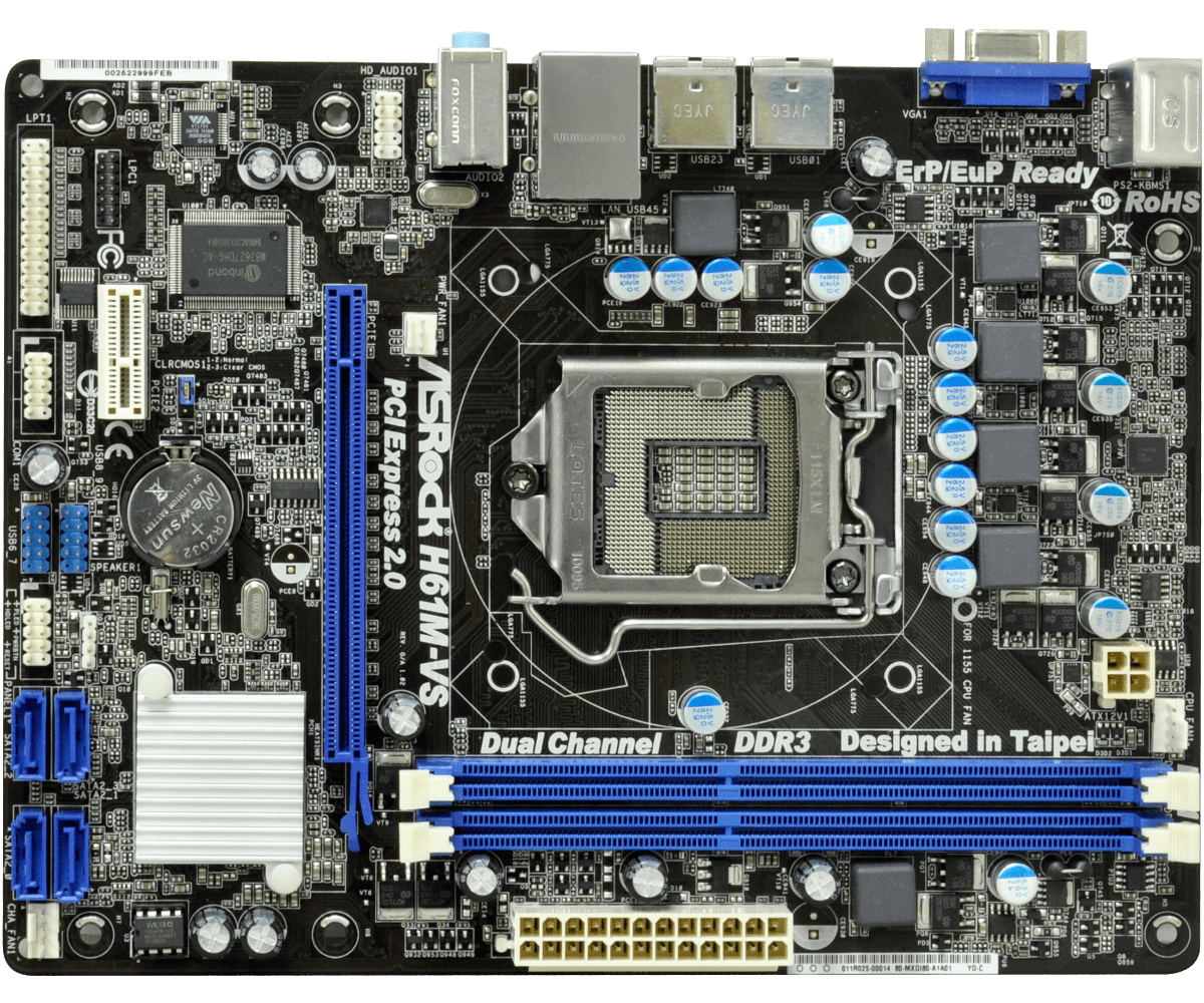 Asrock h61m gs какие процессоры поддерживает