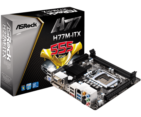 Asrock H77M-ITX / Core i7-3770K / メモリ4G