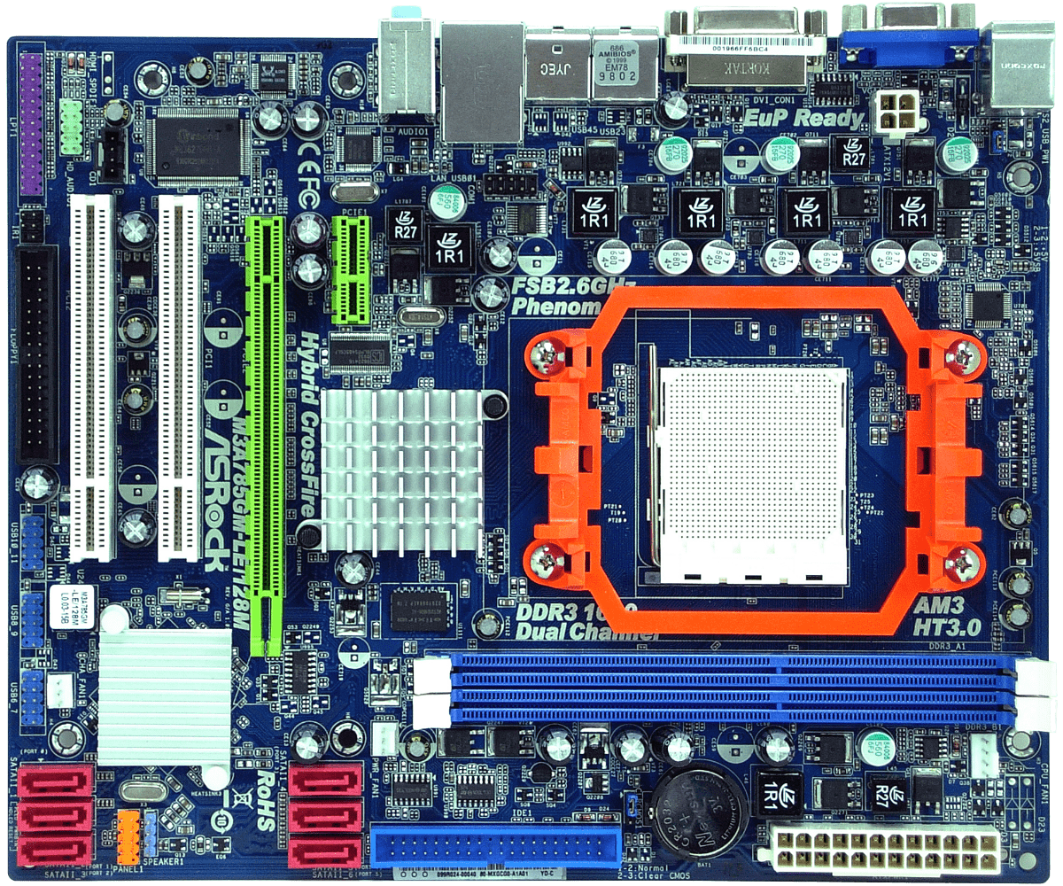 Asrock a790gxh 128m не включается нет пост кодов