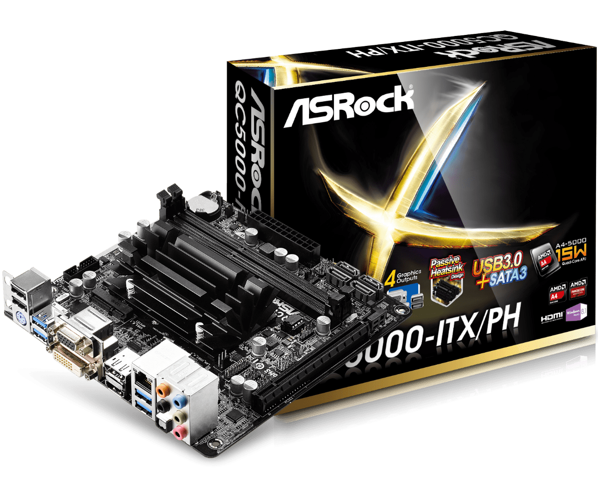 Asrock qc5000m itx обзор