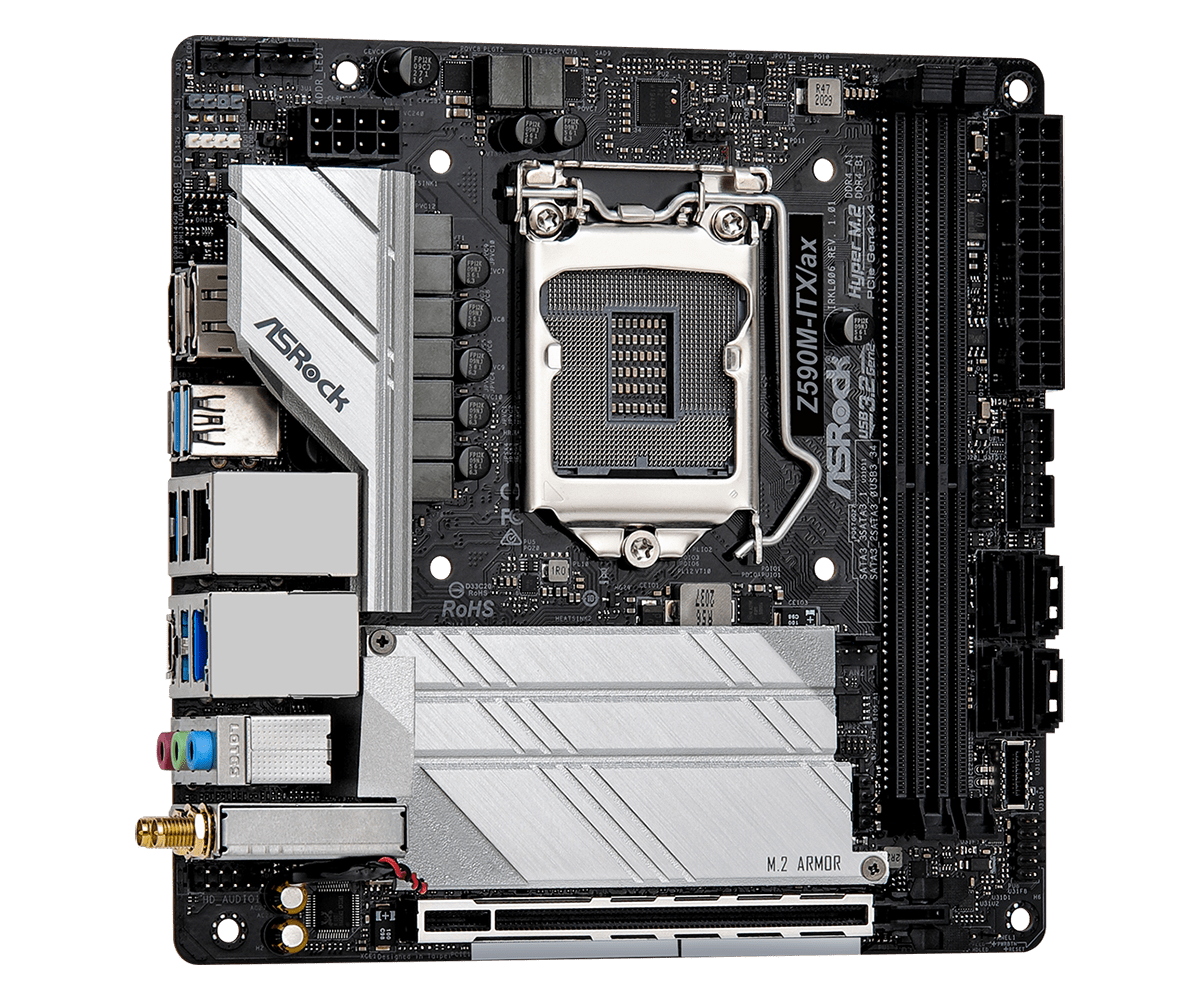 Asrock z590m itx ax обзор