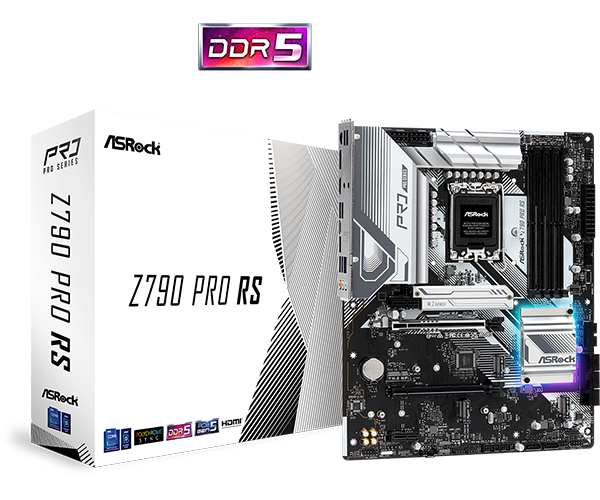 ASROCK B760 PRO RS Wifi DDR5 7200mhz Memory Motherboard (ASR-90