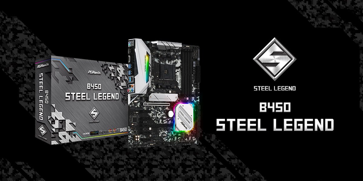 B450 Steel Legend Product Photo