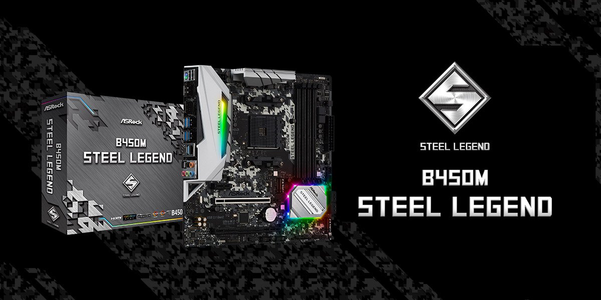 B450M Steel Legend Product Photo