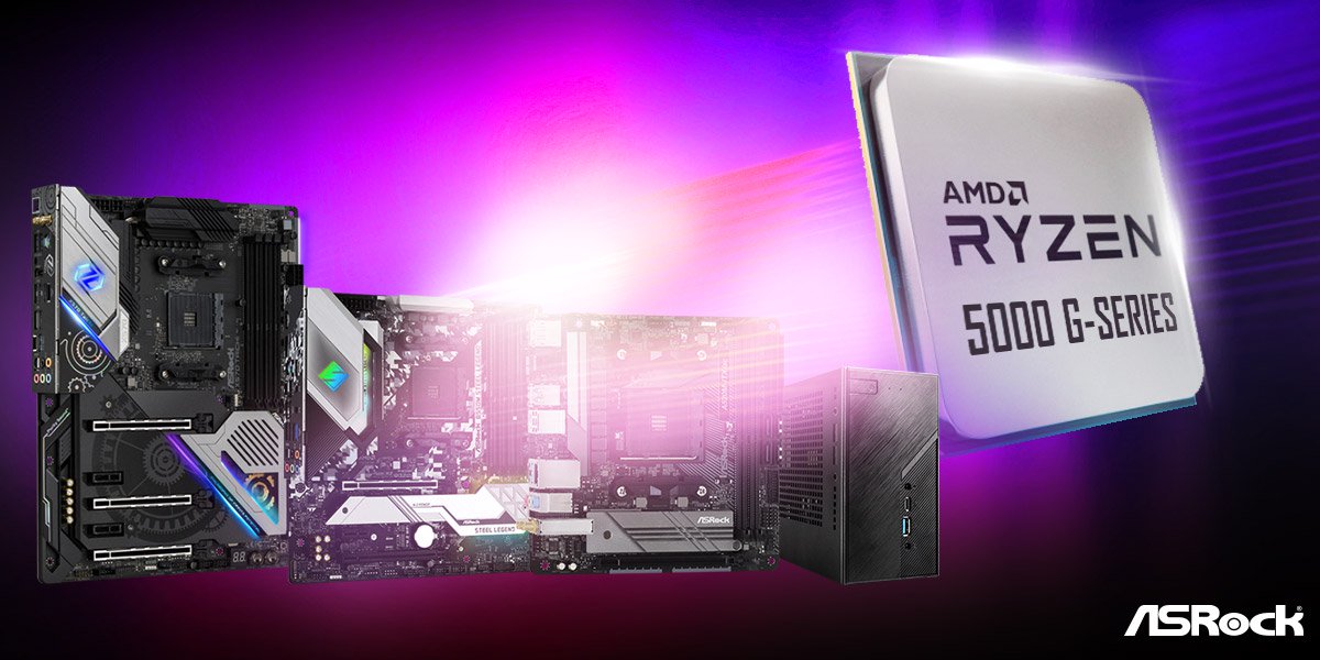 ASRock New BIOS Updates To Support AMD Ryzen™ 5000 G-Series Desktop Processors with Radeon™ Graphics-1