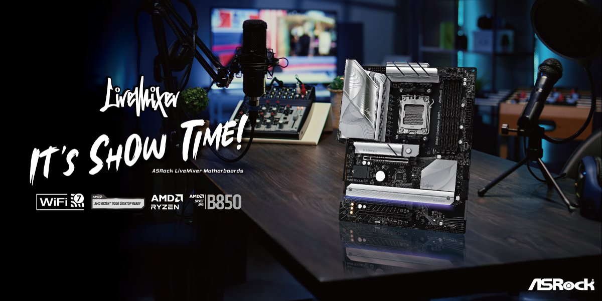 ASRock Unveils Full Array of AMD B850 Motherboards to offer Unmatched Performance