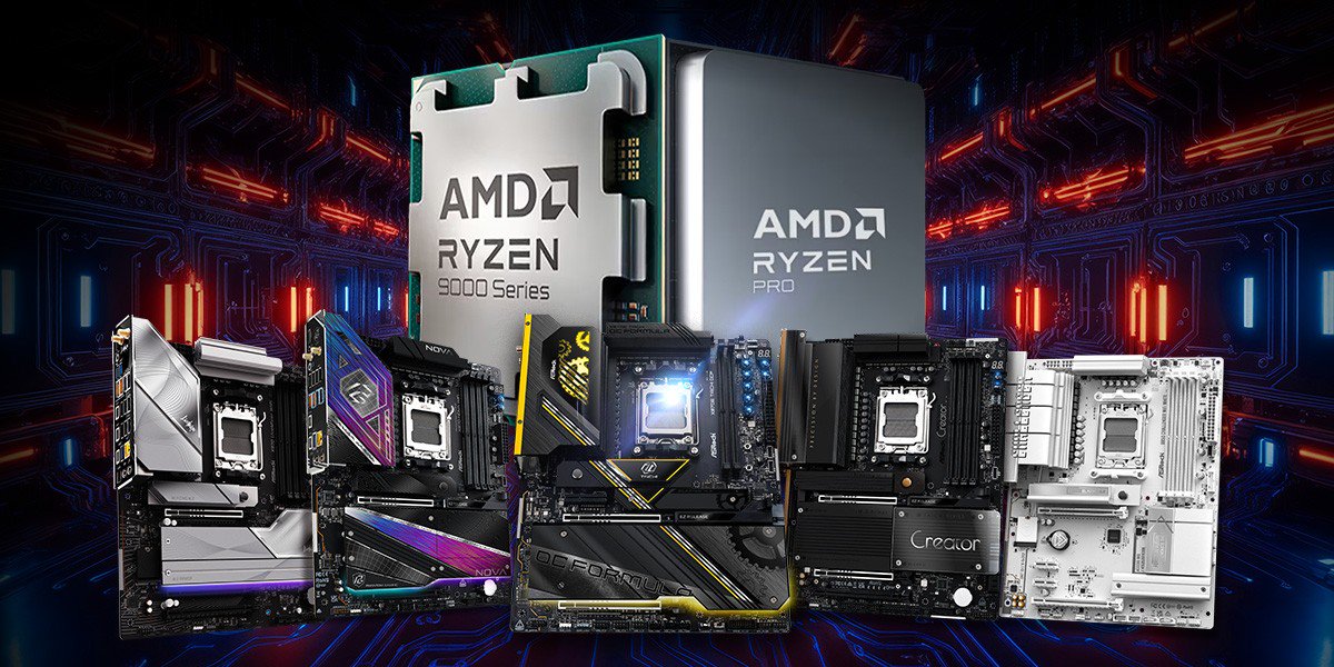 ASRock AM5 Motherboards Fully Support the Latest AMD Ryzen™ Processors