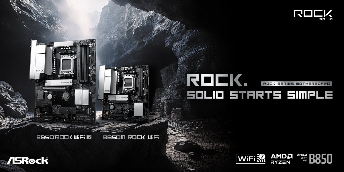 Solid Starts Simple, ASRock Introduces the All New Rock Series Motherboards 